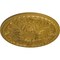 Ekena Millwork Tristan Ceiling Medallion (Fits Canopies up to 6 1/4"), 32 3/8"OD x 3 1/2"P, Pharaohs Gold CM32TNPGS - alternate 3